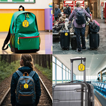 LEGO® Bag Tag Boy Face – Backpack, Luggage, and Travel Accessory