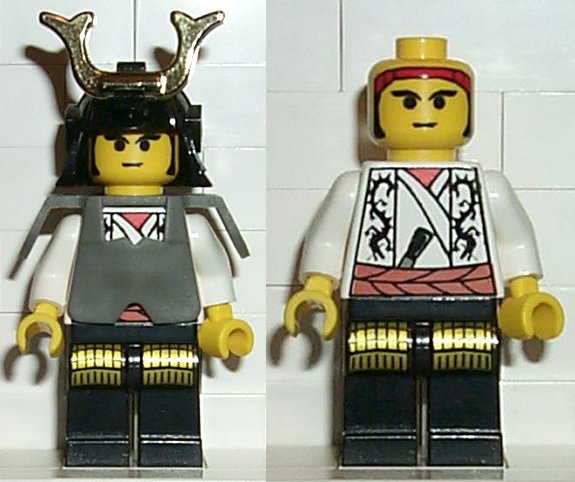 Preowned LEGO® Minifigure – Ninja cas057 Ninja Shogun White w/Armor