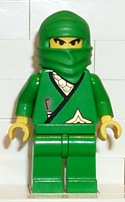 Preowned LEGO® Minifigure – Ninja cas203 Ninja Green