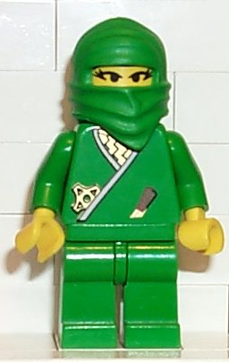 Preowned LEGO® Minifigure – Ninja cas212 Ninja Princess Green