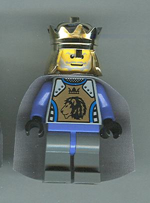 Preowned LEGO® Minifigure – Castle cas274 Knights Kingdom II King Mathias w/Light Bluish Gr