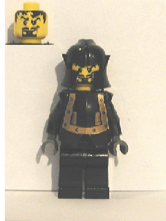 Preowned LEGO® Minifigure – Castle cas308 Breastplate Armor over Black Cheek Protection Hel