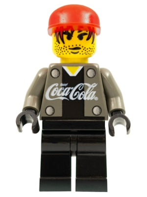 Preowned LEGO® Minifigure – Sports cc4453 Soccer Player Coca-Cola Goalie