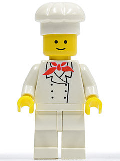 Preowned LEGO® Minifigure – Town chef001 Chef White Legs Standard Grin