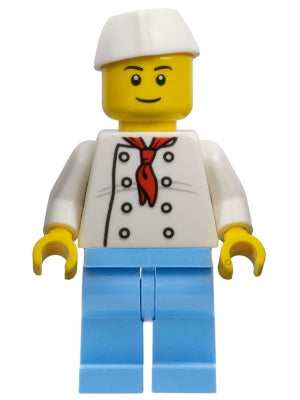 Preowned LEGO® Minifigure – Town chef024 Chef Fishmonger
