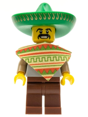 Preowned LEGO® Minifigure – col017 Mariachi/Maraca Man Series 2