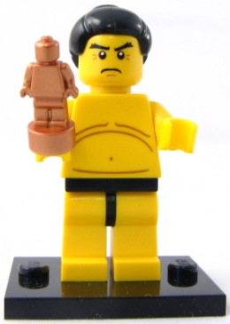 LEGO® Collectible Minifigure Series 3 – col03-7 Sumo Wrestler set w/Stand & Acces Complete Set with Stand & Accessories