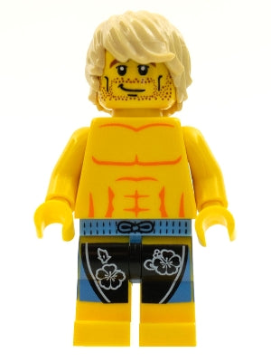 Preowned LEGO® Minifigure – col031 Surfer Series 2
