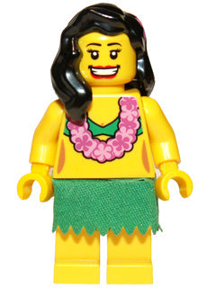 Preowned LEGO® Minifigure – col033 Hula Dancer Series 3
