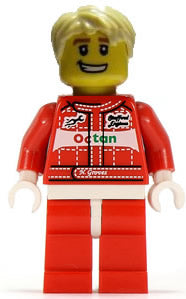 Preowned LEGO® Minifigure – col040 Race Car Driver Series 3