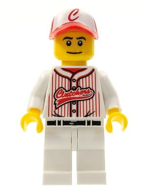 Preowned LEGO® Minifigure – col047 Baseball Player Series 3