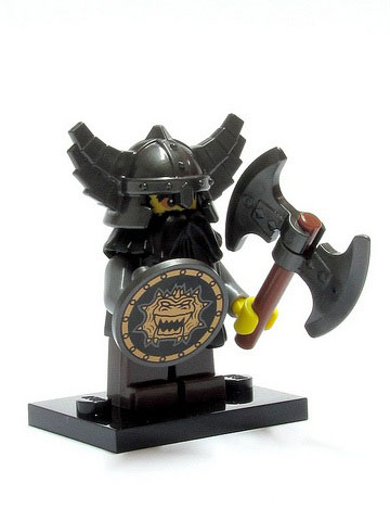 LEGO® Collectible Minifigure Series 5 – Evil Dwarf set w/Stand & Acces (col05-12) Complete Set with Stand & Accessories
