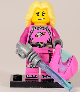 LEGO® Collectible Minifigure Series 6 – Intergalactic Girl Set (col06-13) Complete Set with Stand & Accessories