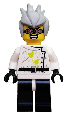 Preowned LEGO® Minifigure – col064 Crazy Scientist Series 4