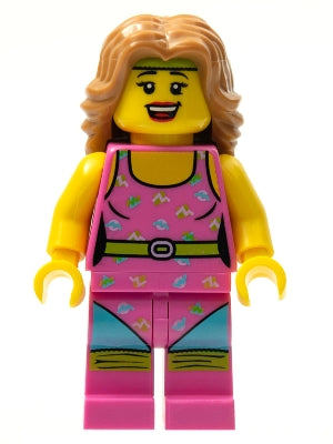Preowned LEGO® Minifigure – col074 Fitness Instructor Series 5