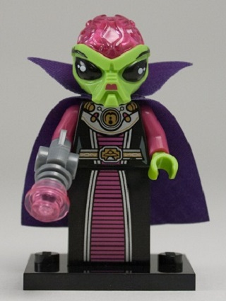 LEGO® Collectible Minifigure Series 8 – Alien Villainess set w/Stand & Acces (col08-16) Complete Set