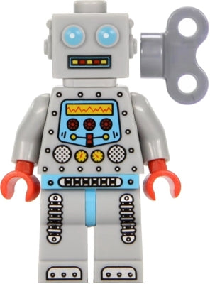 Preowned LEGO® Minifigure – col087 Clockwork Robot Series 6