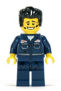 Preowned LEGO® Minifigure – col095 Mechanic Series 6