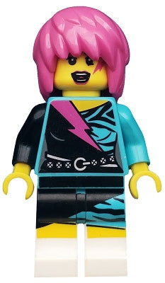 Preowned LEGO® Minifigure – col111 Rocker Girl Series 7