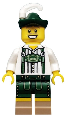 Preowned LEGO® Minifigure – col115 Lederhosen Guy Series 8