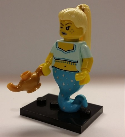 LEGO® Collectible Minifigure Series 12 – Genie Girl set w/Stand & Acces (col12-15) Complete Set with Stand & Accessories