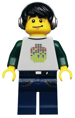 Preowned LEGO® Minifigure – col124 DJ Series 8