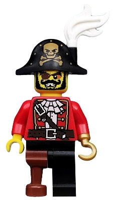 Preowned LEGO® Minifigure – col127 Pirate Captain Series 8