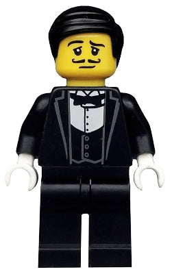 Preowned LEGO® Minifigure – col129 Waiter Series 9