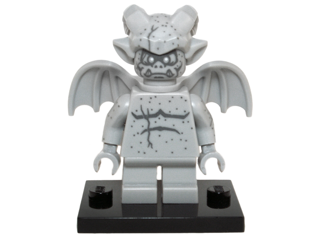 LEGO® Collectible Minifigure Series 14 – Gargoyle set w/Stand & Acces (col14-10) Complete Set with Stand & Accessories