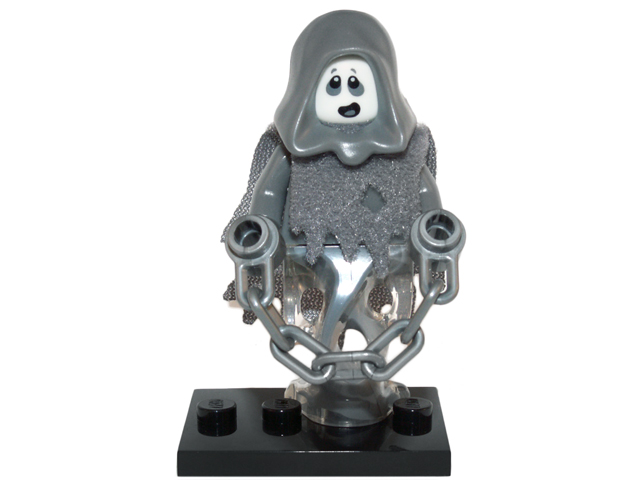 LEGO® Collectible Minifigure Series 14 – col14-7 Specter set w/Stand & Acces Complete Set with Stand & Accessories