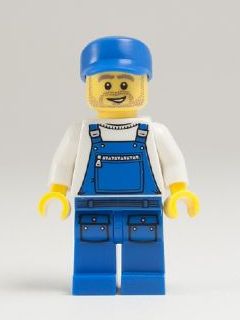Preowned LEGO® Minifigure – col144 Plumber Series 9