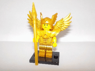 LEGO® Collectible Minifigure Series 15 – col15-6 Flying Warrior set w/Stand & Acces Complete Set with Stand & Accessories