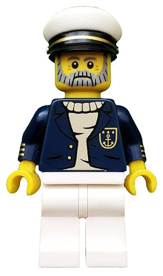 Preowned LEGO® Minifigure – Series 10 col154 Sea Captain Series 10