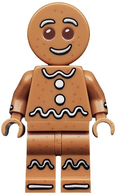 Preowned LEGO® Minifigure – col168 Gingerbread Man Series 11