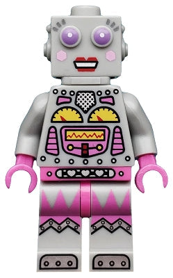Preowned LEGO® Minifigure – col178 Lady Robot Series 11