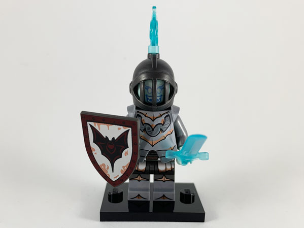 LEGO® Collectible Minifigure Series 19 – col19-3 Fright Knight set w/Stand & Acces Complete Set with Stand & Accessories