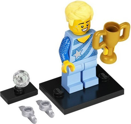LEGO® Collectible Minifigure Series 22 – col22-6 Figure Skating Champion set w/Stand & Acces Complete Set