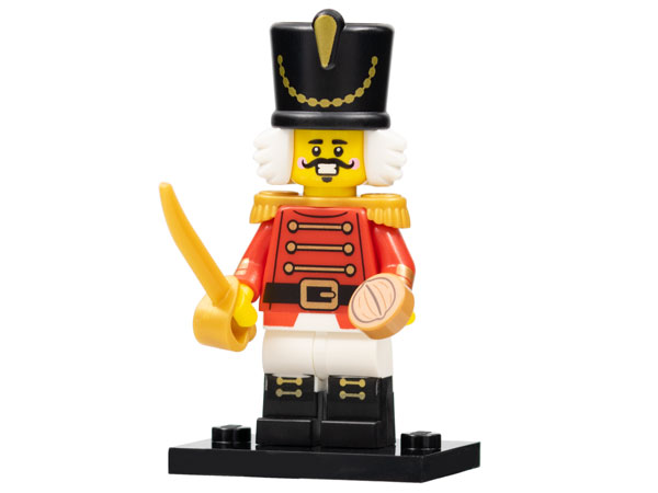 LEGO® Collectible Minifigure Series 23 – col23-1 Nutcracker set w/Stand & Acces Complete Set with Stand & Accessories
