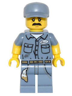 Preowned LEGO® Minifigure – col236 Janitor Series 15