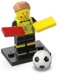 LEGO® Collectible Minifigure Series 24 – col24-1 Football Referee set w/Stand & Acces Complete Set with Stand & Accessories