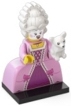 LEGO® Collectible Minifigure Series 24 – Rococo Aristocrat set w/Stand & Acces (col24-10) Complete Set