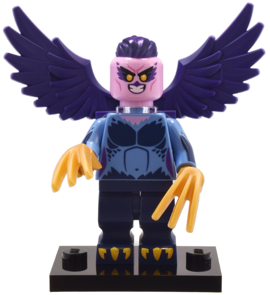 LEGO® Collectible Minifigure Series 25 – col25-9 Harpy set w/Stand & Acces Complete Set with Stand & Accessories