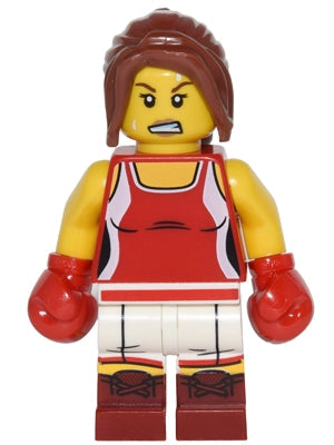 Preowned LEGO® Minifigure – col251 Kickboxer Series 16