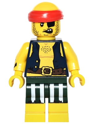 Preowned LEGO® Minifigure – col252 Scallywag Pirate Series 16