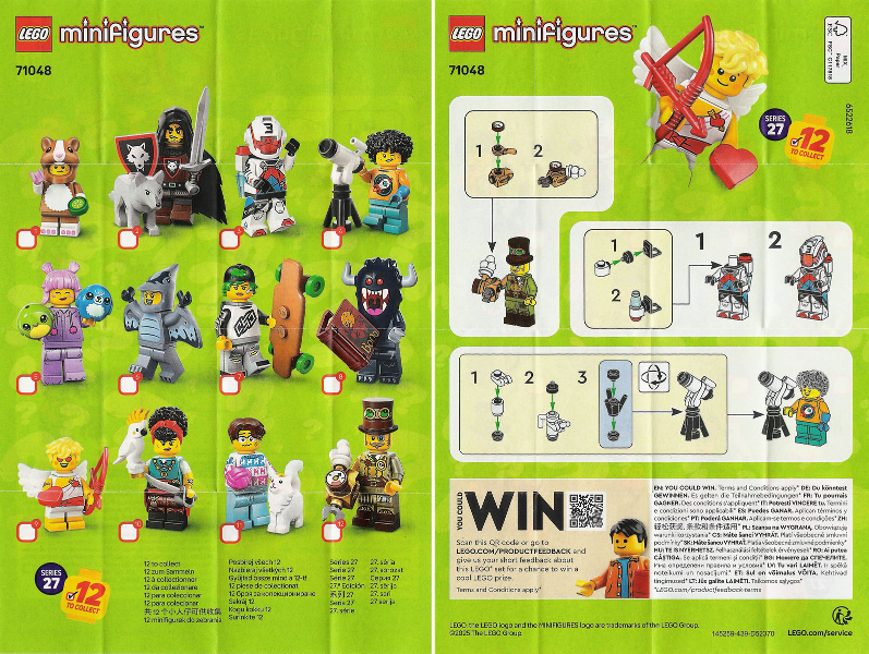 LEGO® Collectible Minifigure Series 27 – Cat Lover set w/Stand & Acces (col27-11) Complete Set with Stand & Accessories