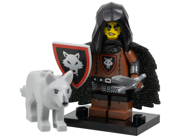 LEGO® Collectible Minifigure Series 27 – col27-2 Wolfpack Beastmaster, set w/Stand & Acces Complete Set