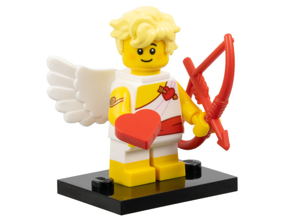 LEGO® Collectible Minifigure Series 27 – col27-9 Cupid, set w/Stand & Acces Complete Set with Stand & Accessories