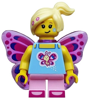 Preowned LEGO® Minifigure – col292 Butterfly Girl Series 17