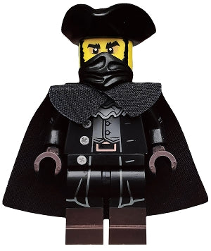 Preowned LEGO® Minifigure – col301 The Mystery Man (Highwayman) Series 17