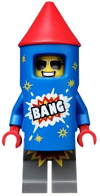 Preowned LEGO® Minifigure – col316 Firework Guy Series 18